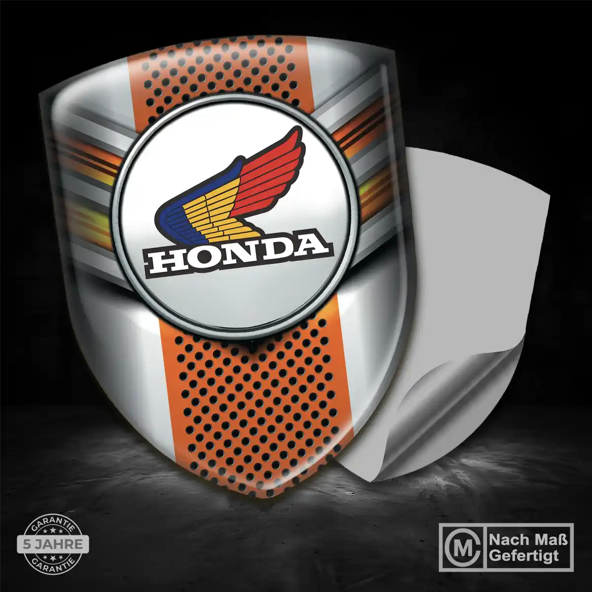 Honda 3D Gel Aufkleber Auto Anspruchsvolles Design