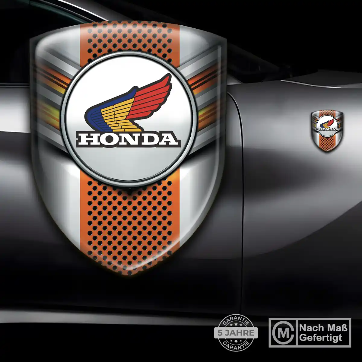 Honda 3D Gel Aufkleber Auto Anspruchsvolles Design