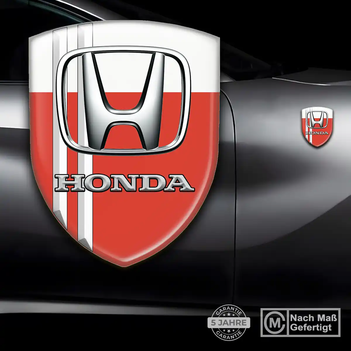 Honda 3D Gel Aufkleber Auto Ausdrucksstarkes Design