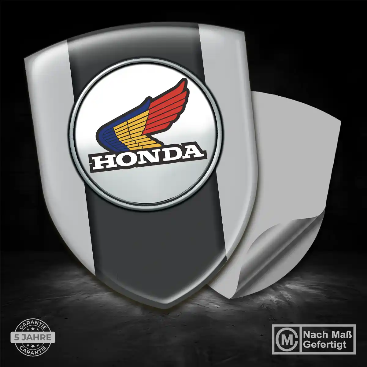 Honda 3D Gel Aufkleber Auto Edles Design