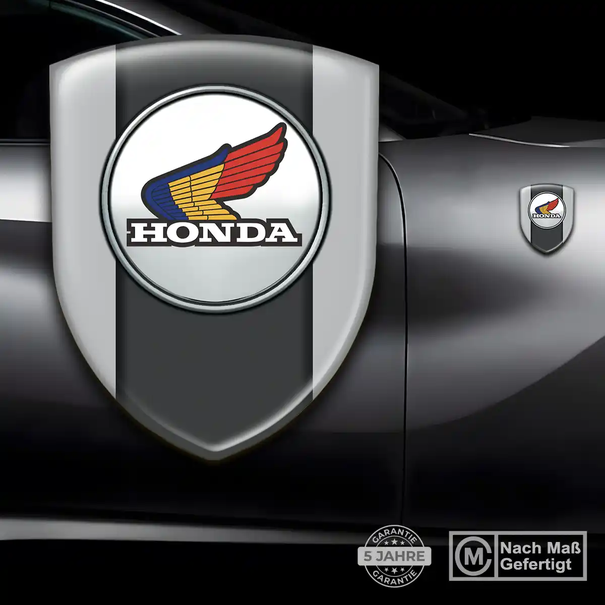 Honda 3D Gel Aufkleber Auto Edles Design