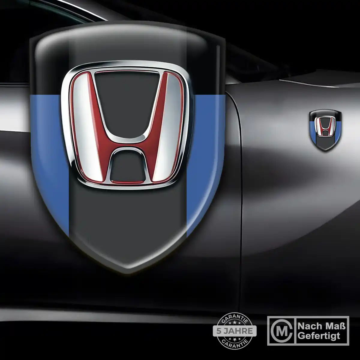 Honda 3D Gel Aufkleber Auto Exterieurdesign