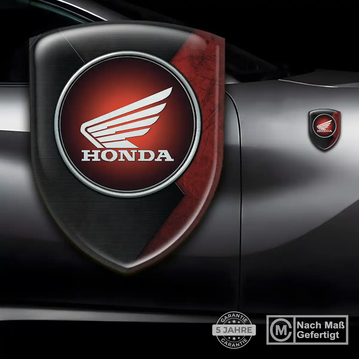 Honda 3D Gel Aufkleber Auto Hochwertiges Harz
