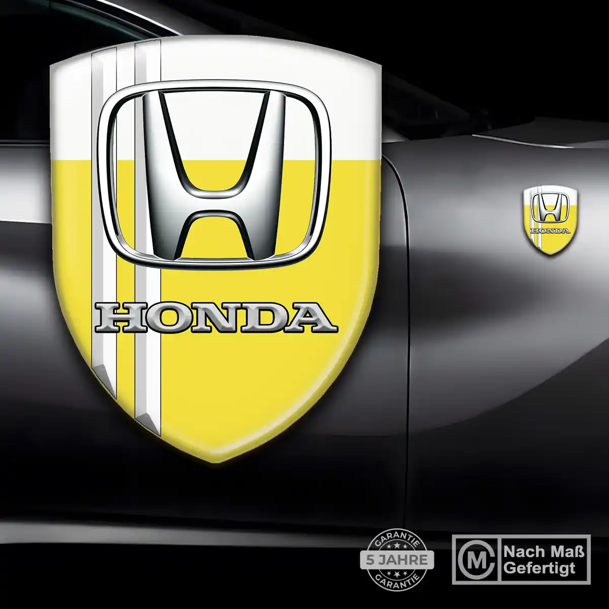 Honda 3D Gel Aufkleber Elegantes Design