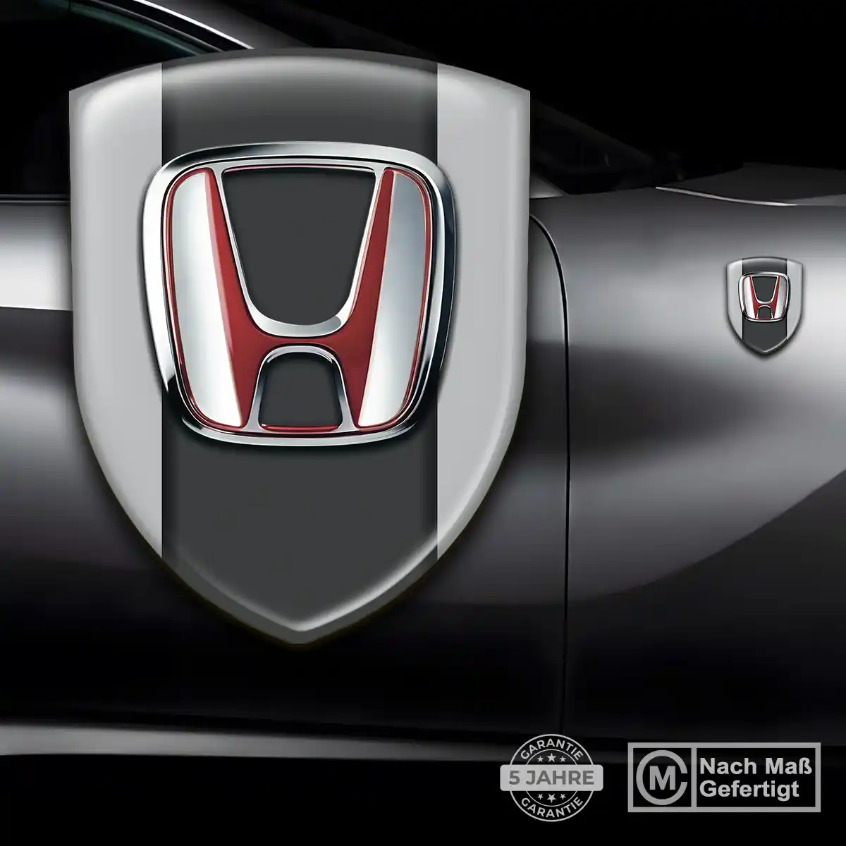 Honda 3D Gel Aufkleber Emblem Auto Edles Design