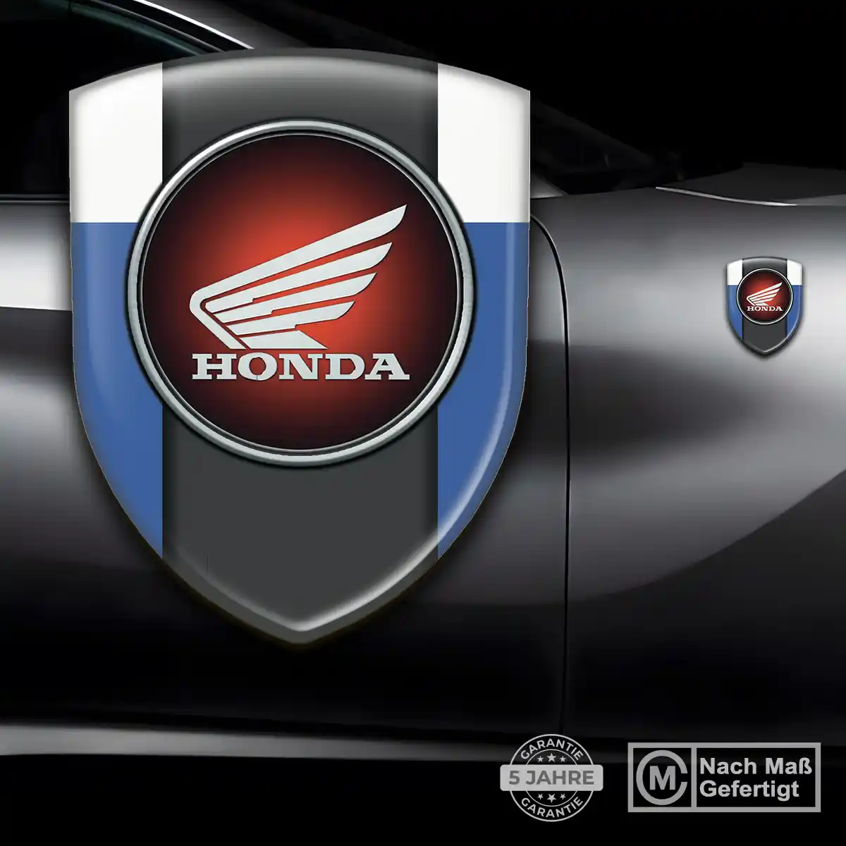 Honda 3D Gel Aufkleber Emblem Auto Elegantes Design