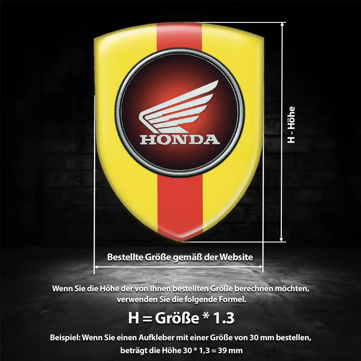 Honda 3D Gel Aufkleber Emblem Auto Luxus-Edition