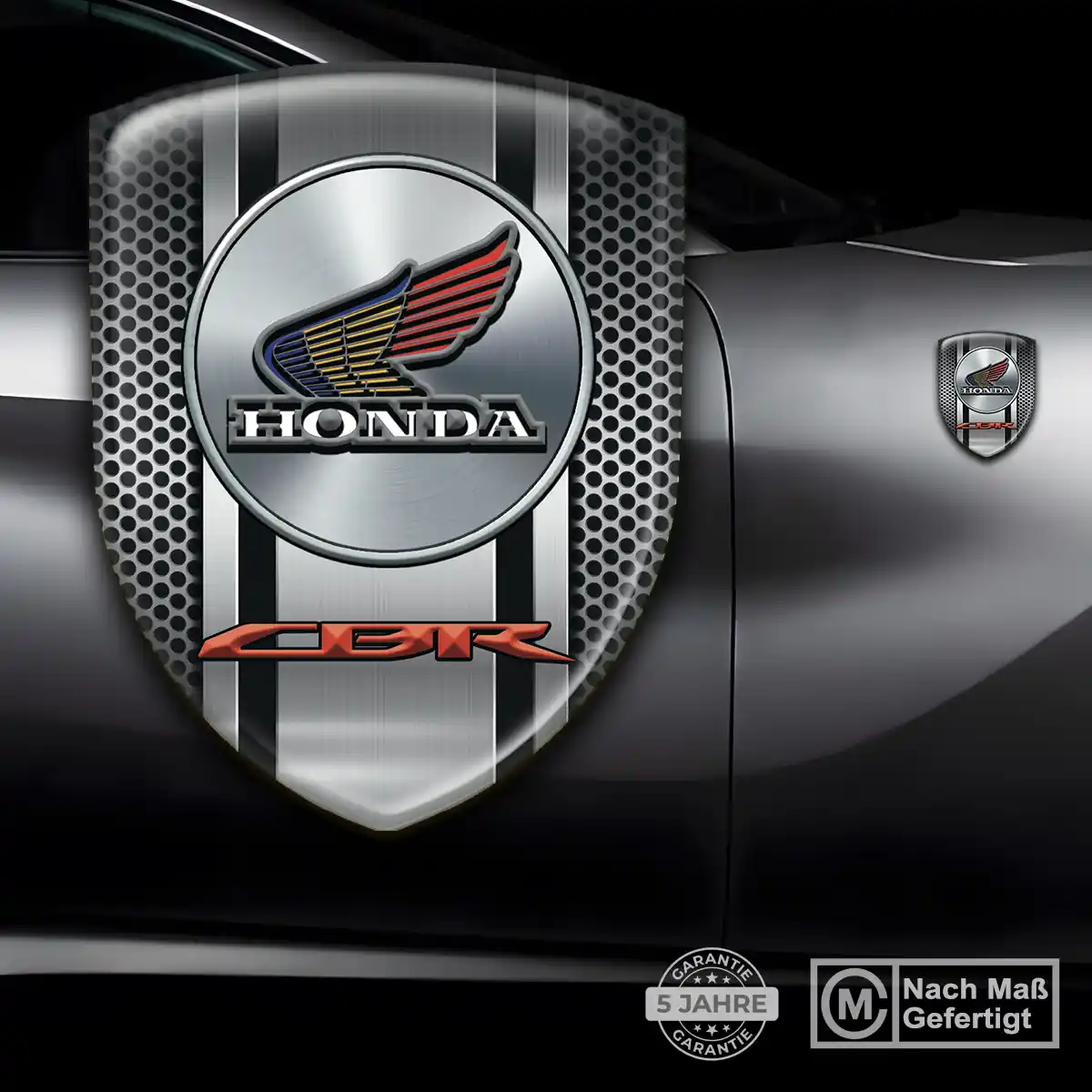 Honda 3D Gel Aufkleber Emblem Elegantes Design