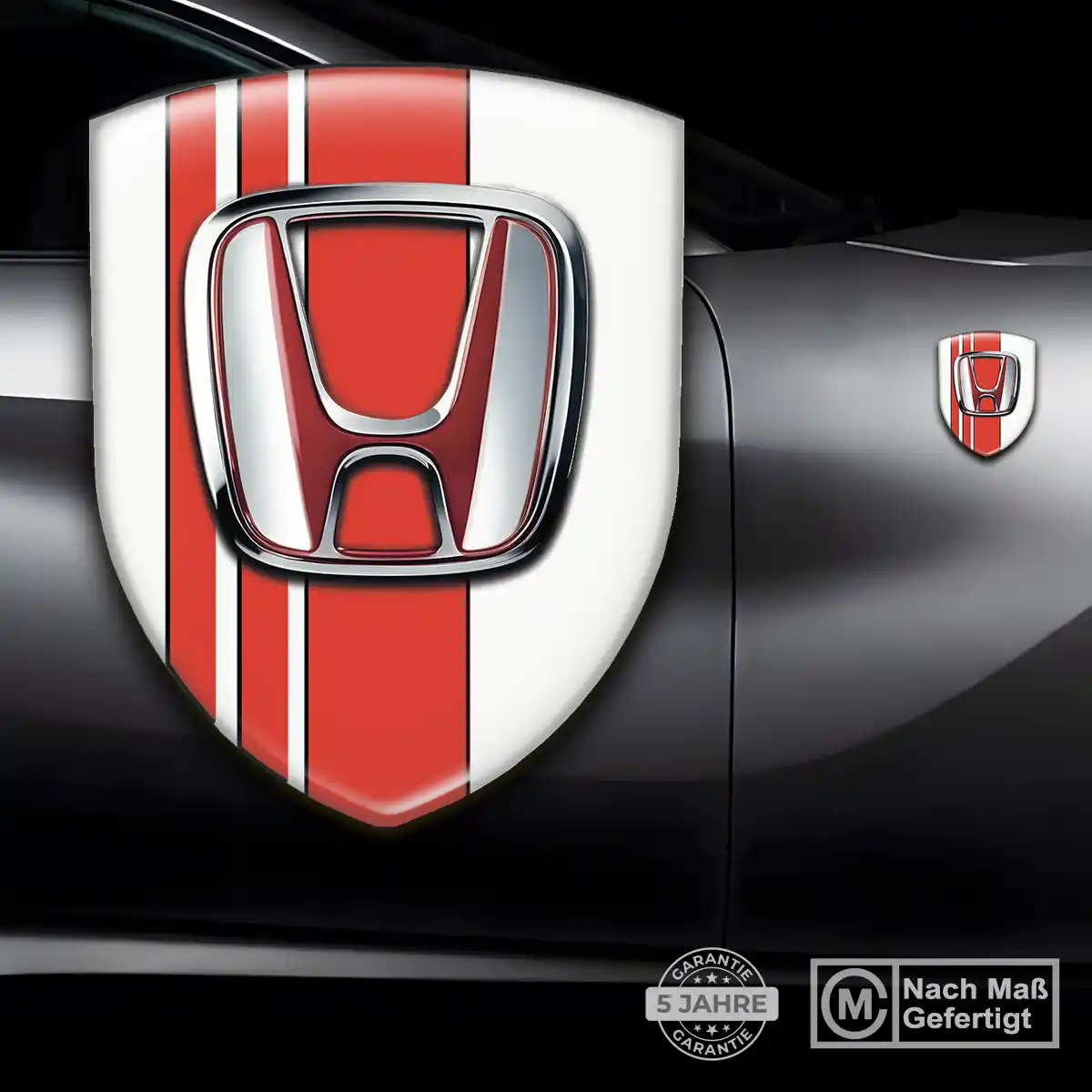 Honda 3D Gel Aufkleber Emblem Hochwertiges Harz
