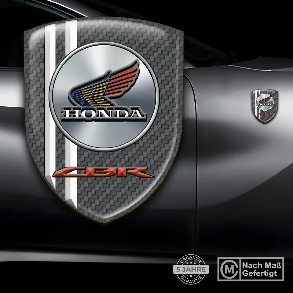 Honda 3D Gel Aufkleber Emblem Modernes Design