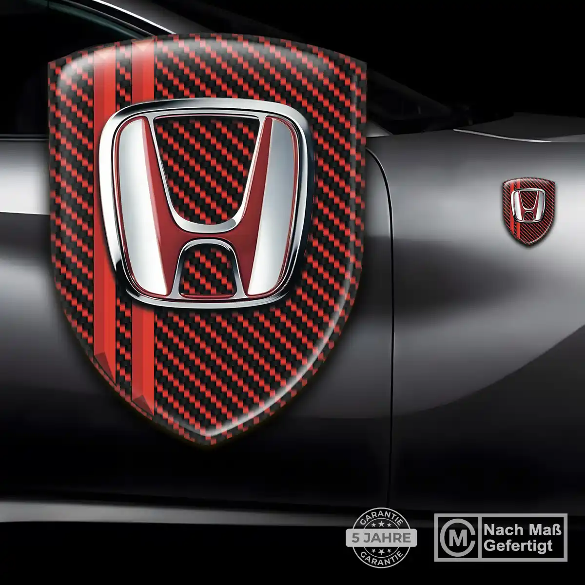Honda 3D Gel Aufkleber Emblem Premiumqualität