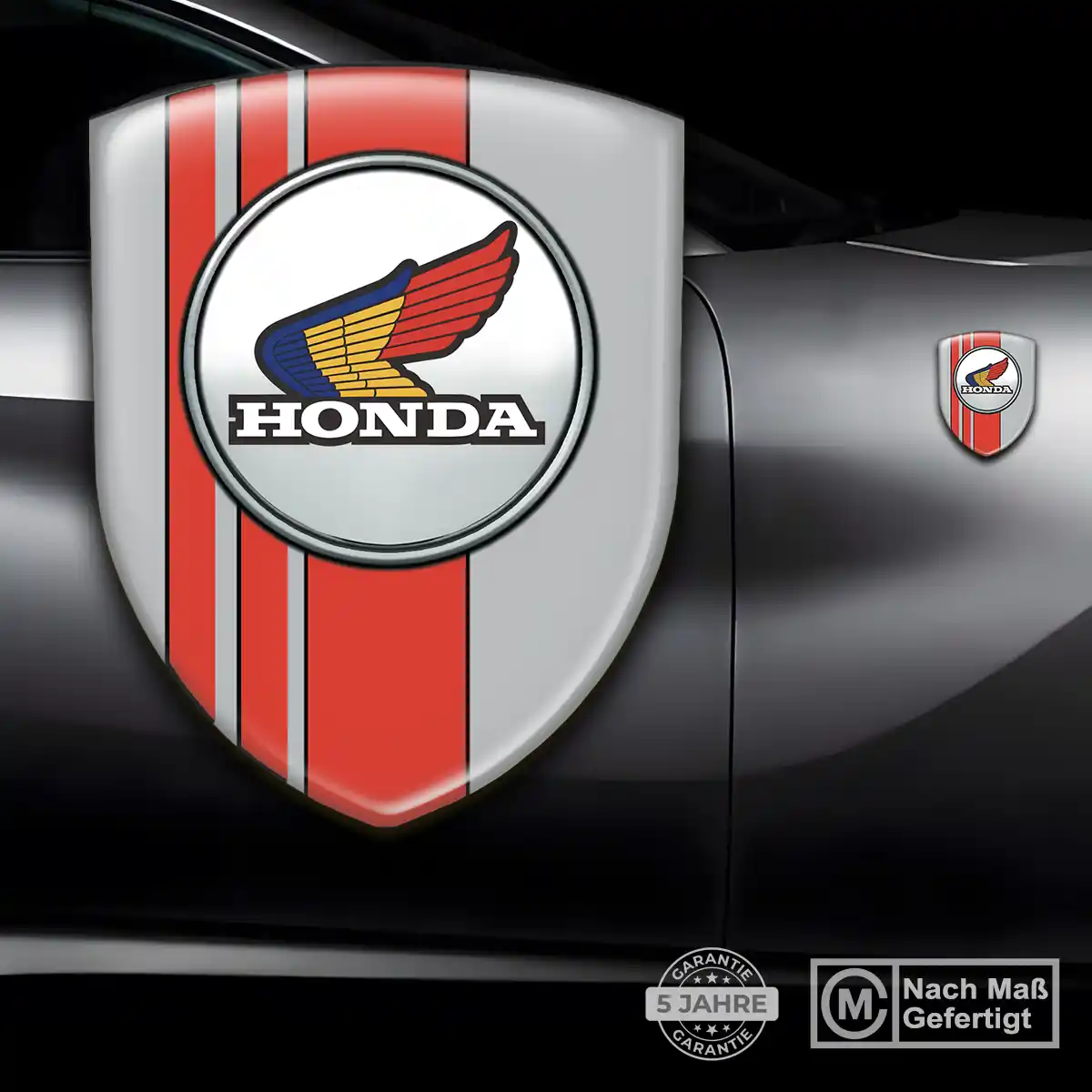Honda 3D Gel Aufkleber Emblem Stilvolles Design
