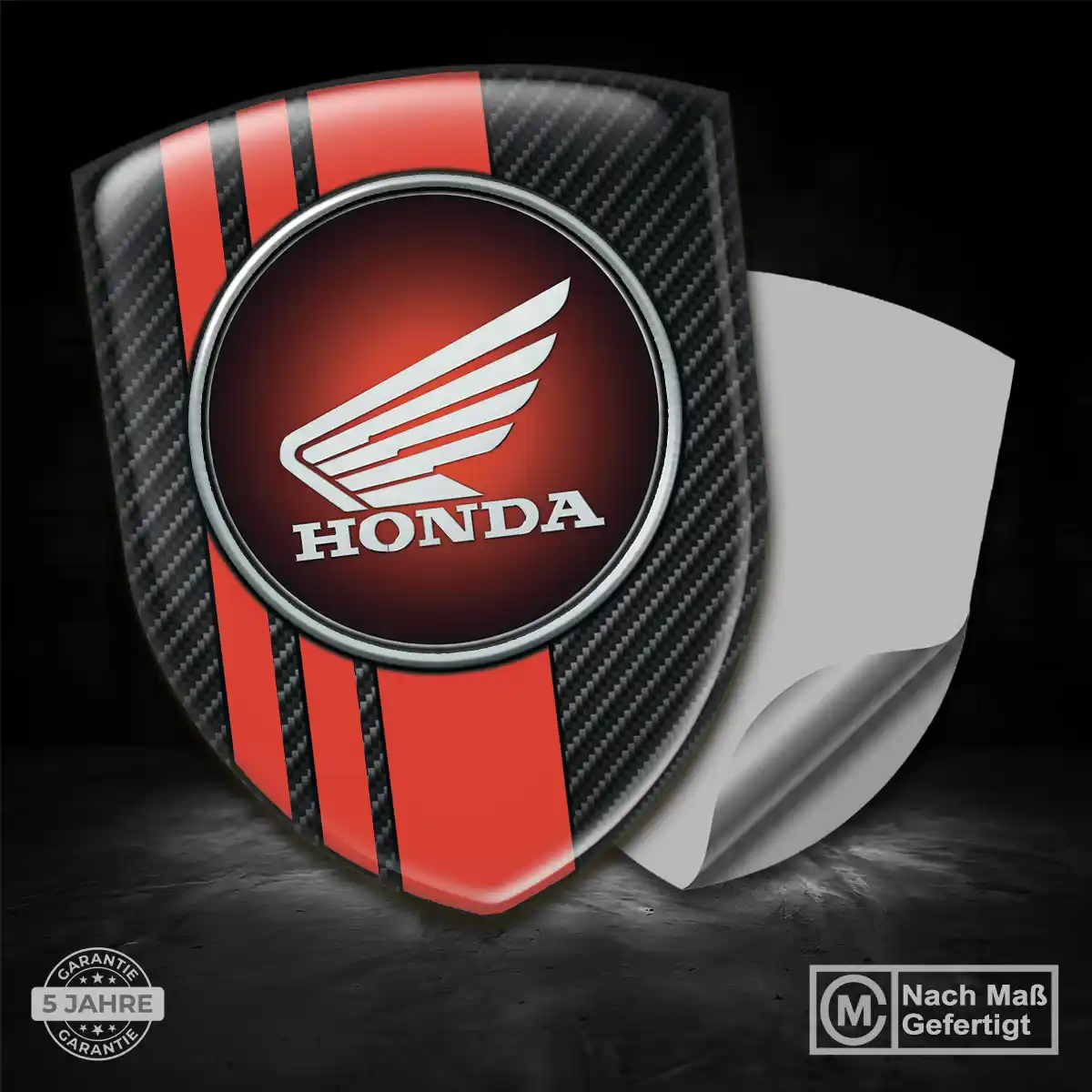 Honda 3D Gel Aufkleber Embleme Anspruchsvolles Design