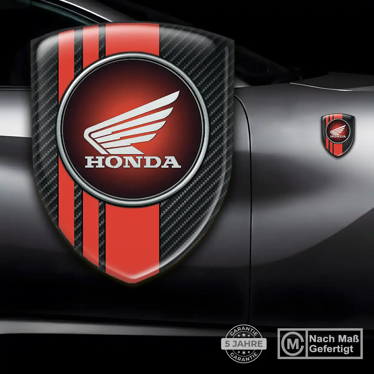 Honda 3D Gel Aufkleber Embleme Anspruchsvolles Design