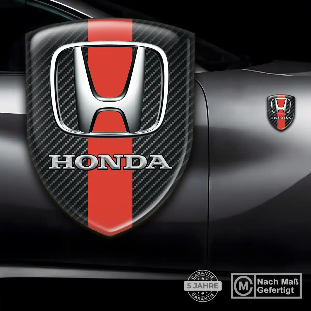 Honda 3D Gel Aufkleber Embleme Ausdrucksstarkes Design