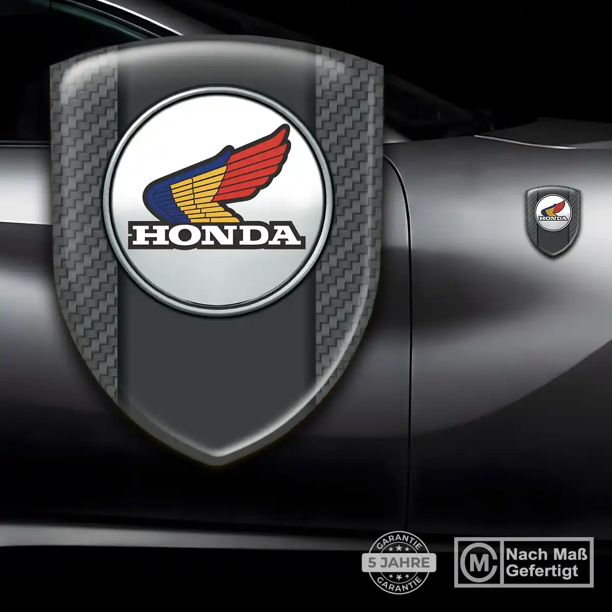 Honda 3D Gel Aufkleber Embleme Auto Elegantes Design