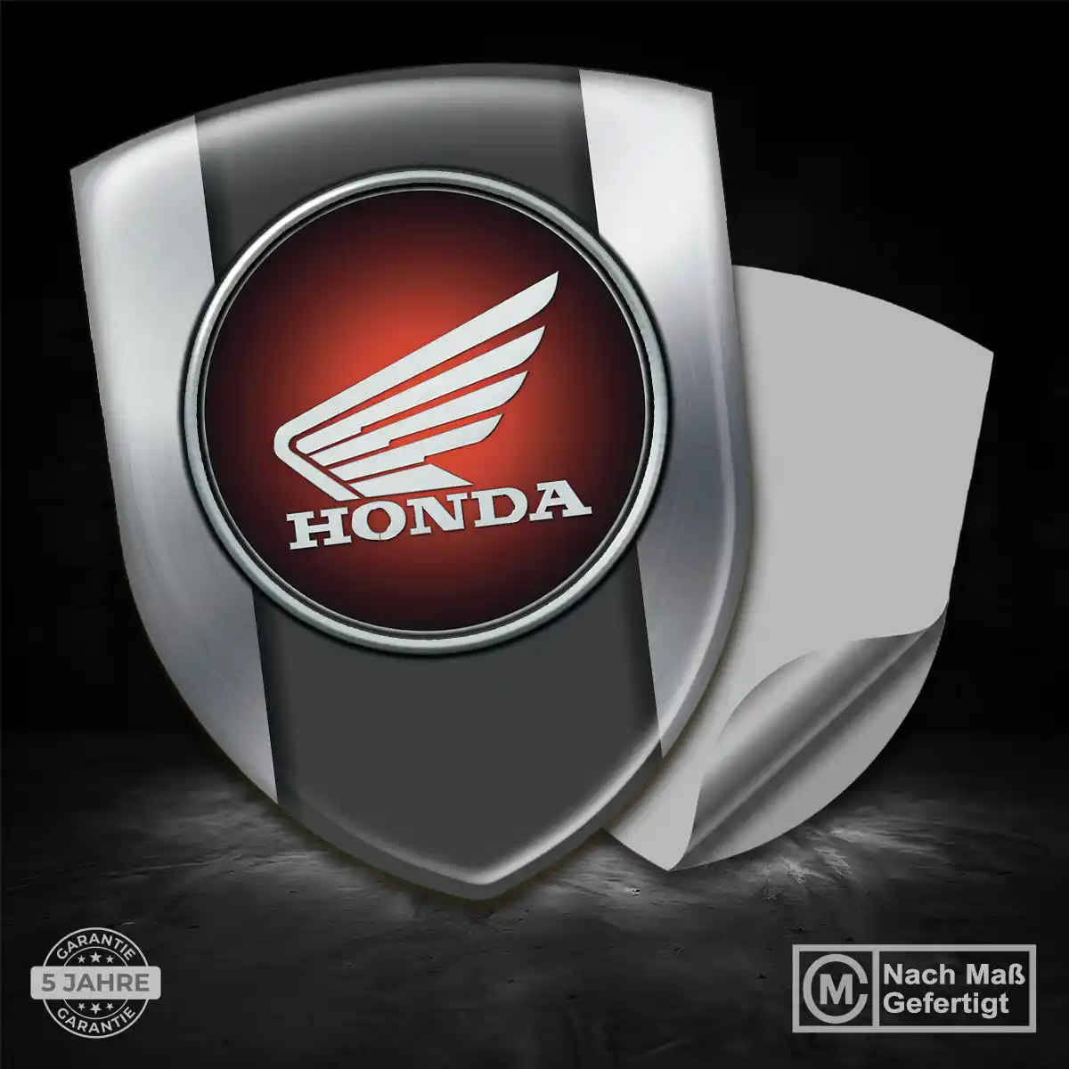 Honda 3D Gel Aufkleber Embleme Auto Hochwertiges Harz