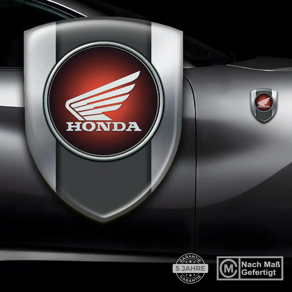Honda 3D Gel Aufkleber Embleme Auto Hochwertiges Harz