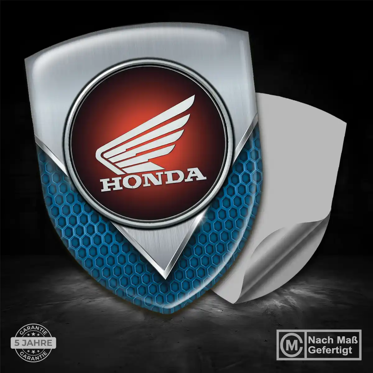 Honda 3D Gel Aufkleber Embleme Auto Stilvolles Design