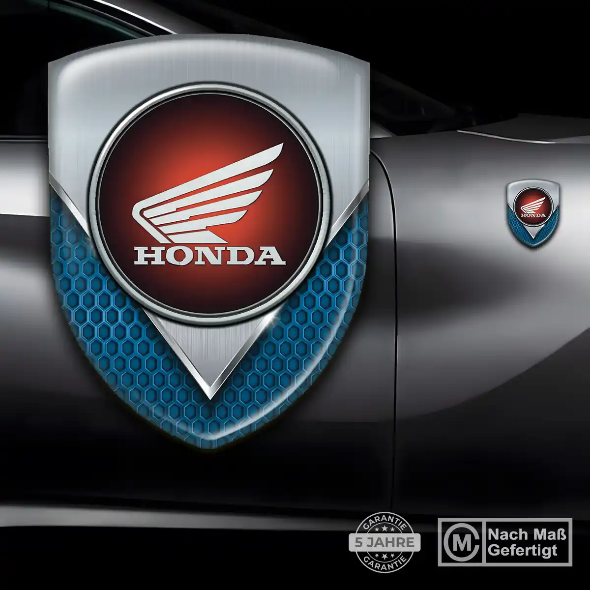Honda 3D Gel Aufkleber Embleme Auto Stilvolles Design