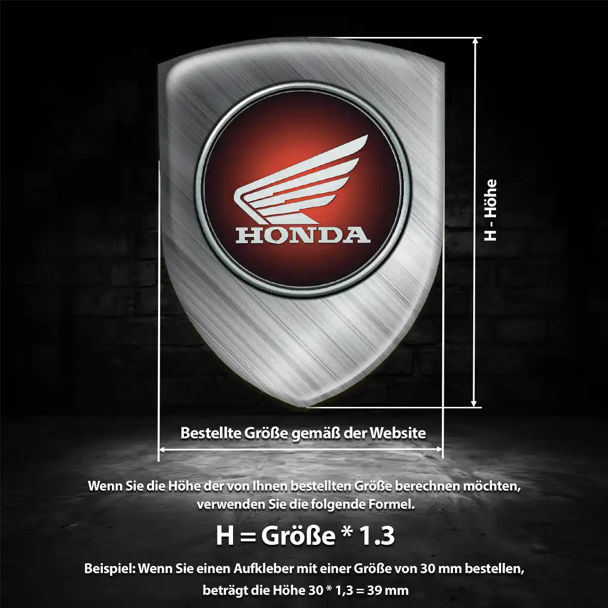 Honda 3D Gel Aufkleber Embleme Auto Tuningfahrzeug