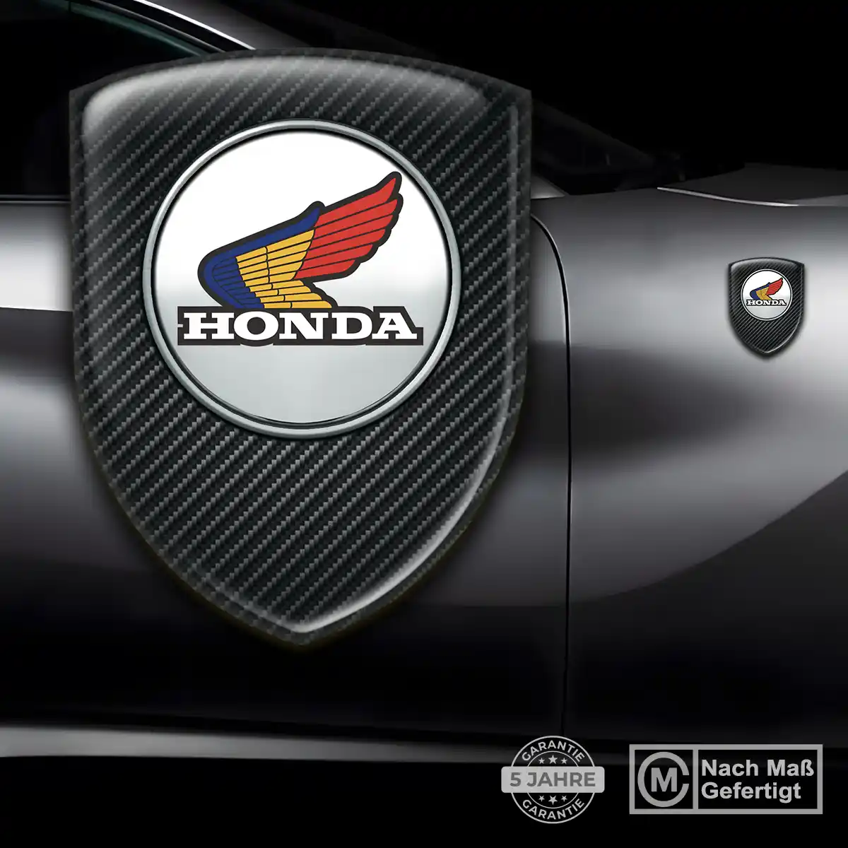 Honda 3D Gel Aufkleber Embleme Elegantes Design