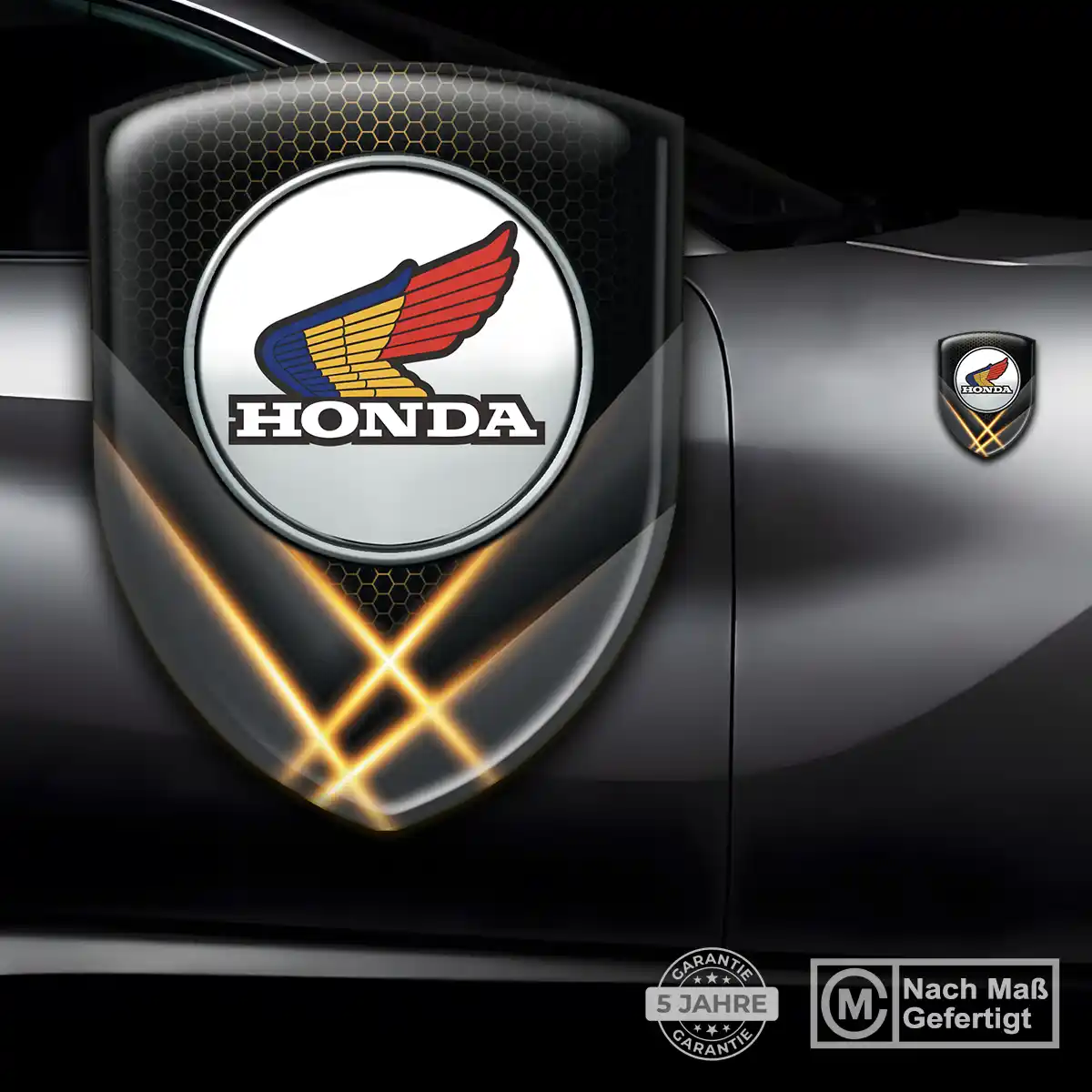 Honda 3D Gel Aufkleber Exterieurdesign