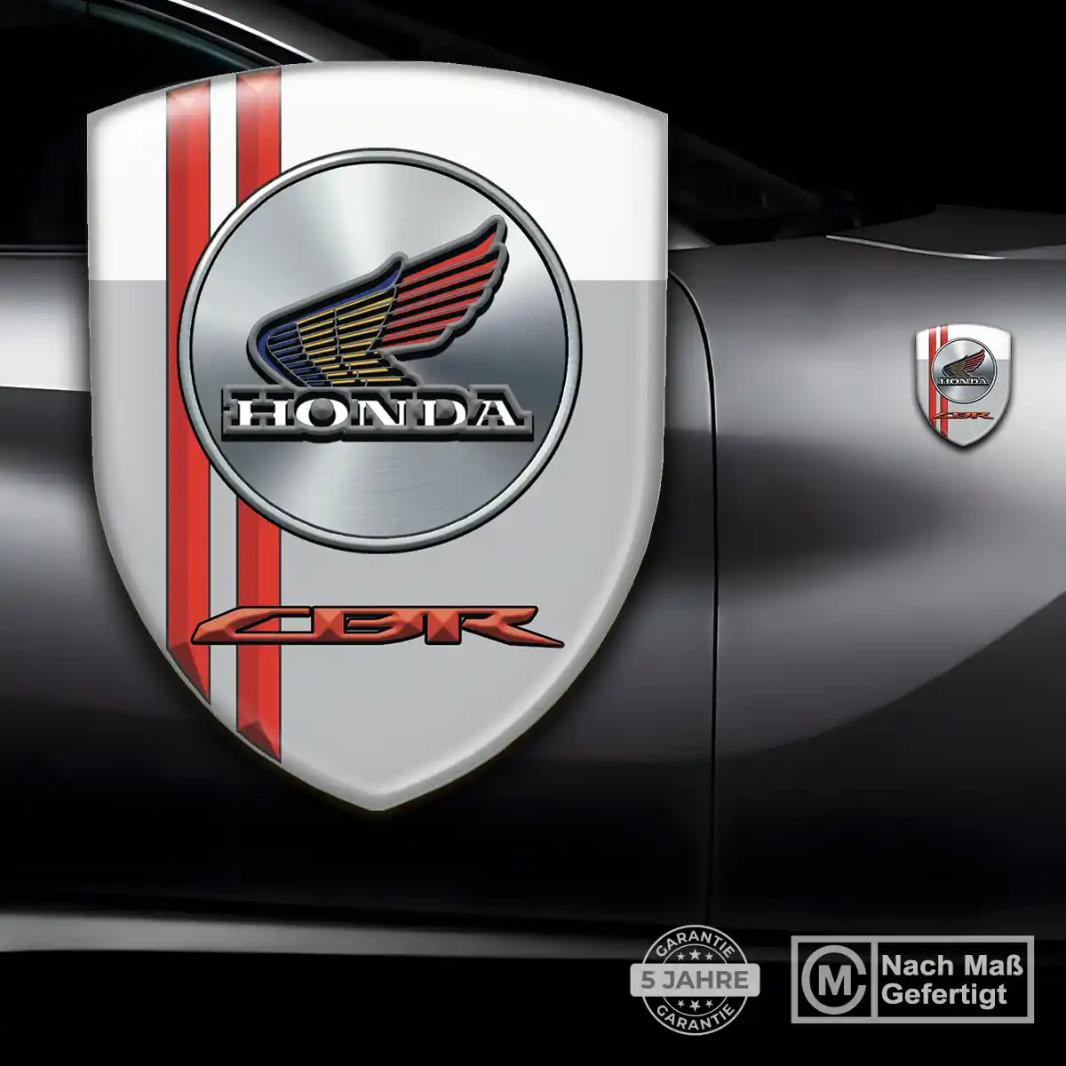 Honda 3D Gel Aufkleber Hochwertiges Harz