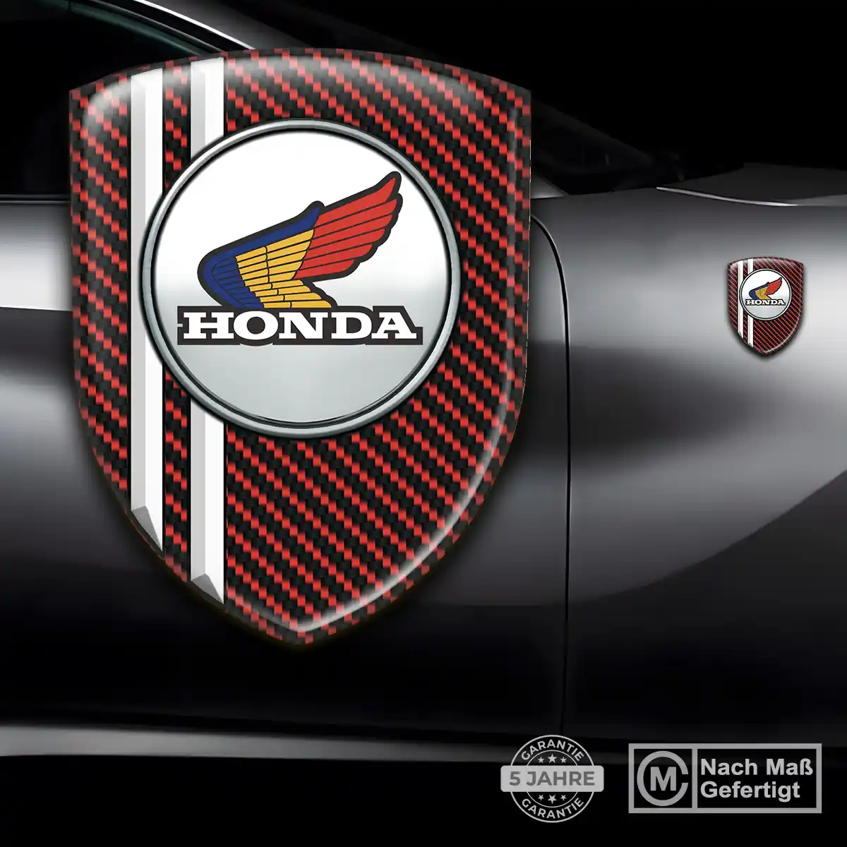 Honda 3D Gel Aufkleber Interieurdesign