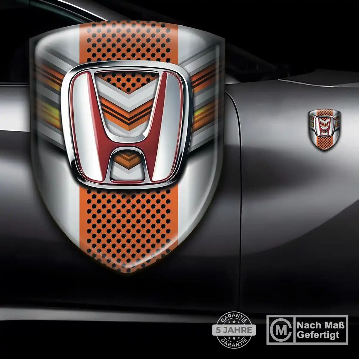 Honda 3D Gel Aufkleber Silikon Anspruchsvolles Design