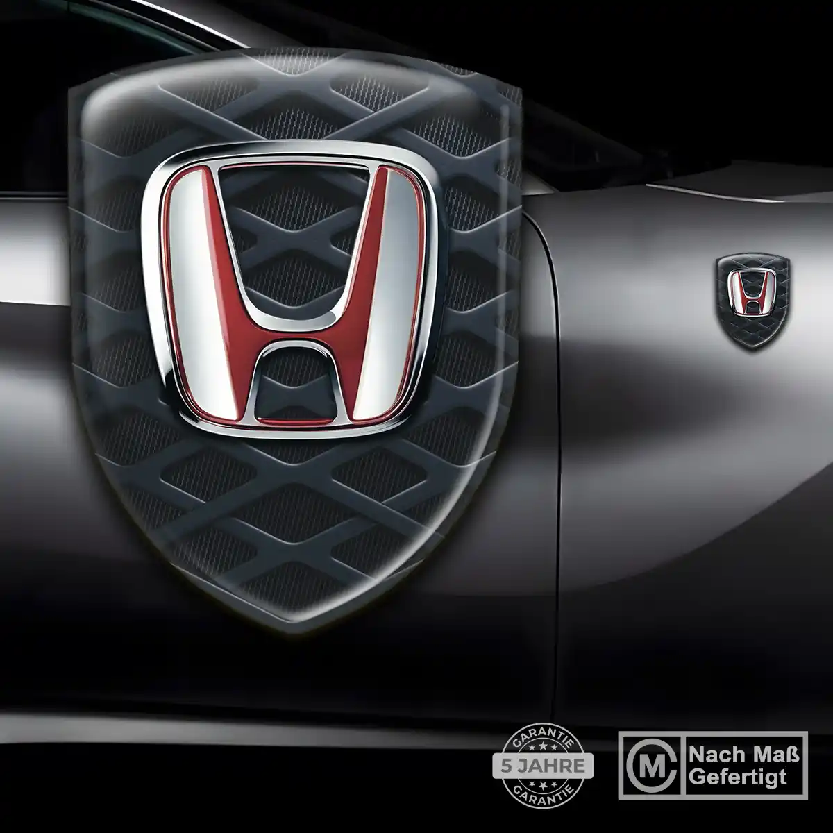 Honda 3D Gel Aufkleber Silikon Ausdrucksstarkes Design