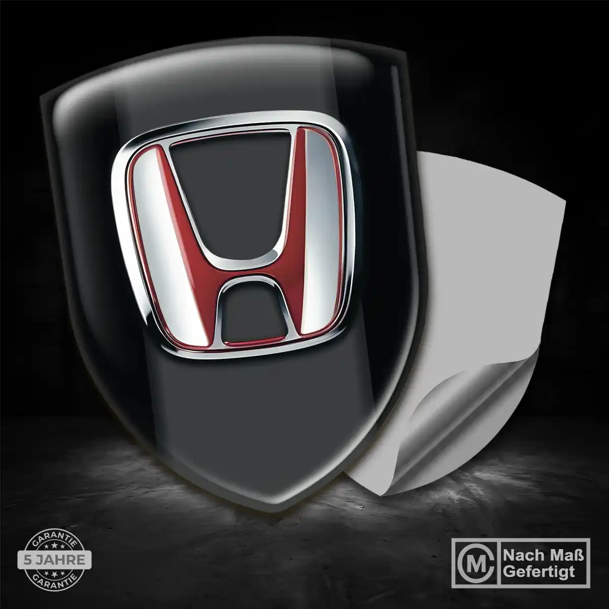 Honda 3D Gel Aufkleber Silikon Auto Elegantes Design