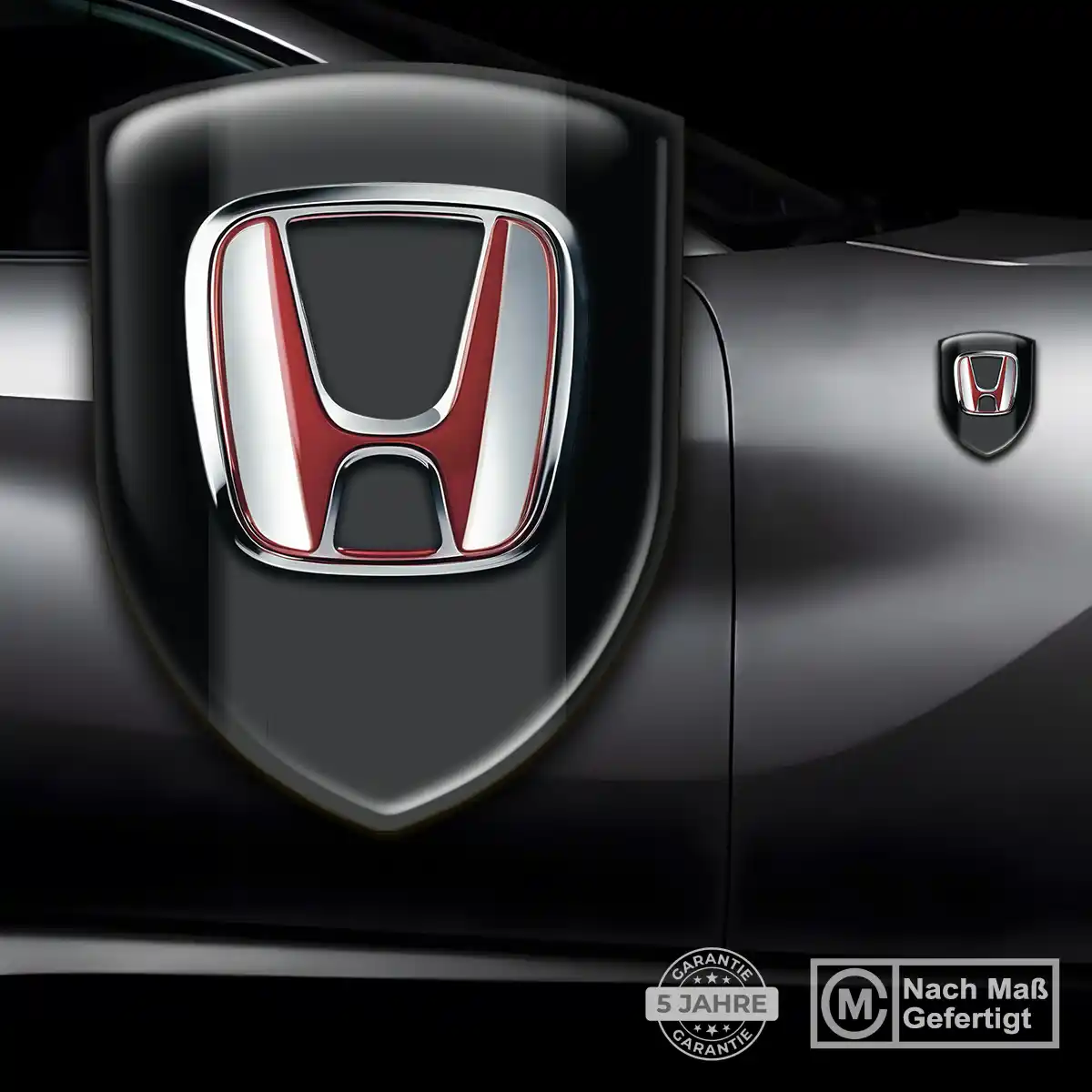 Honda 3D Gel Aufkleber Silikon Auto Elegantes Design