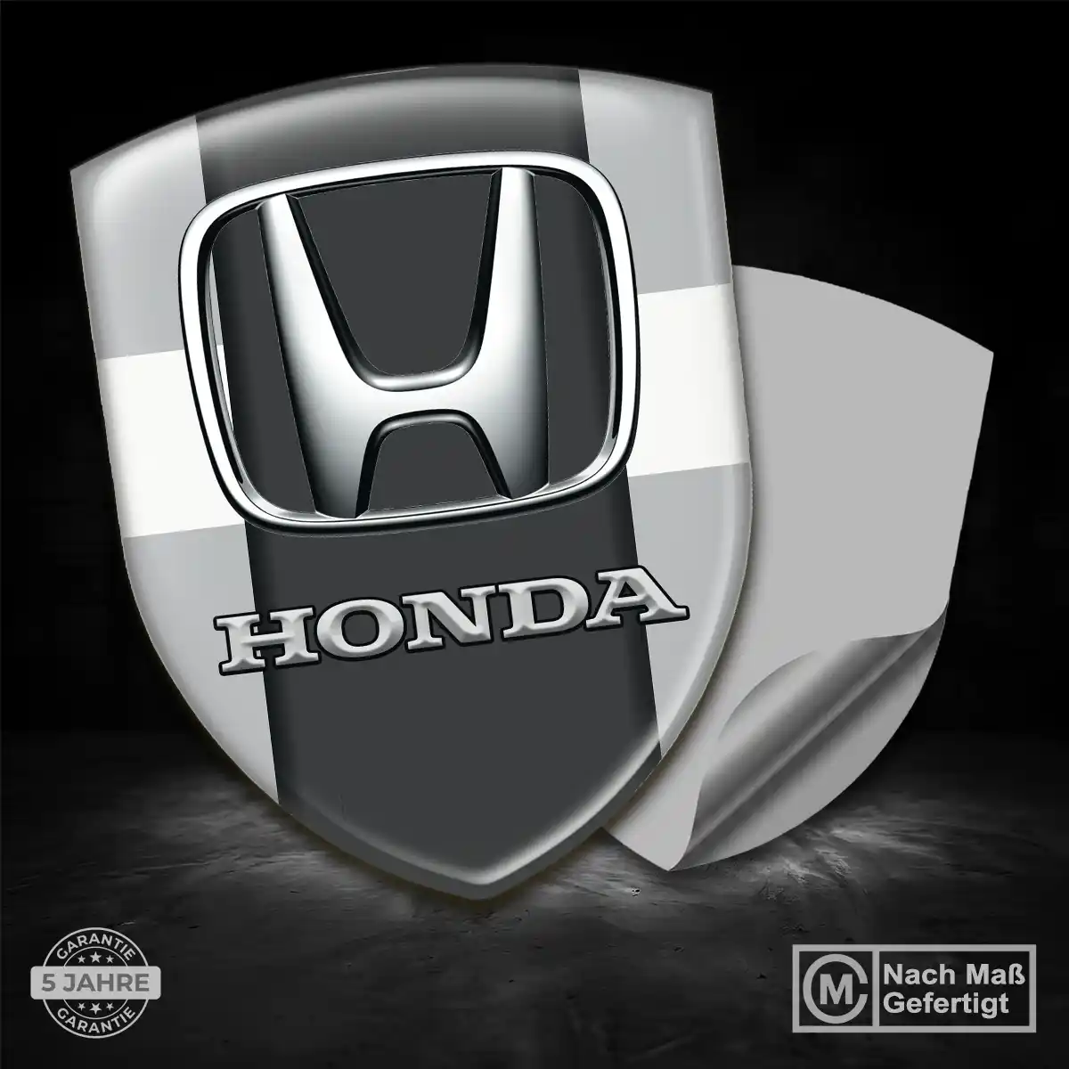 Honda 3D Gel Aufkleber Silikon Auto Exterieurdesign