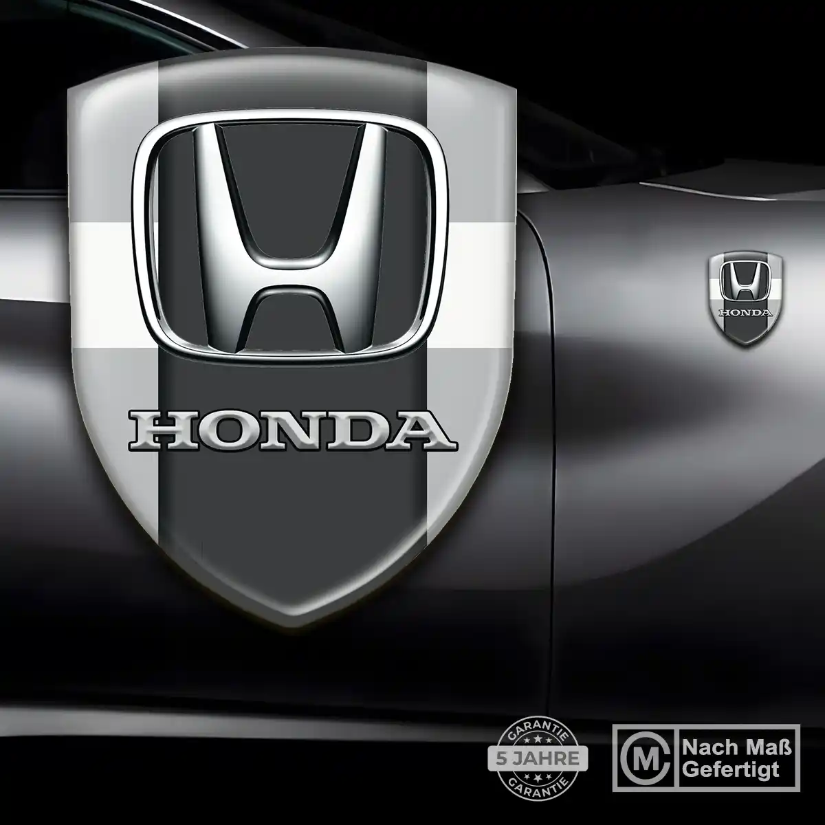Honda 3D Gel Aufkleber Silikon Auto Exterieurdesign
