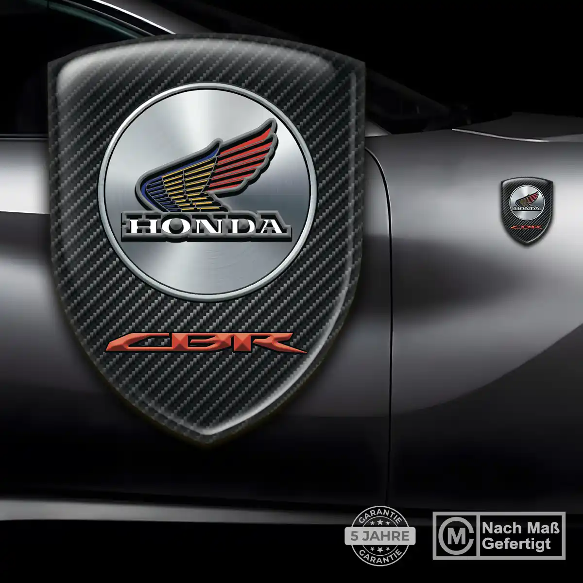 Honda 3D Gel Aufkleber Silikon Auto Hochwertiges Harz