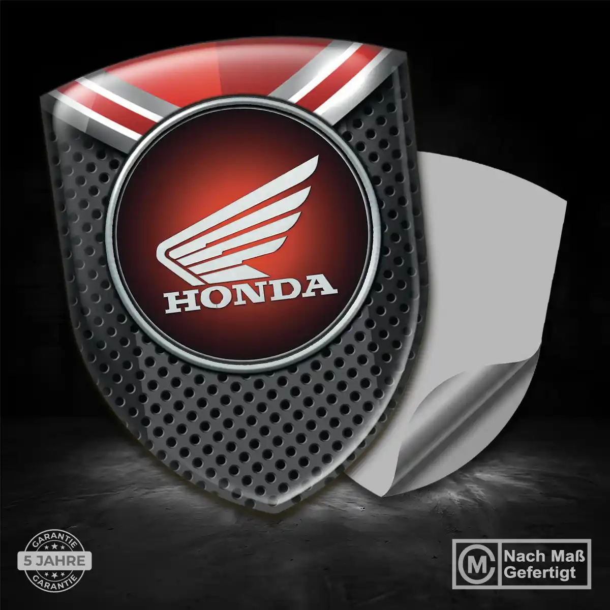 Honda 3D Gel Aufkleber Silikon Auto Hohe Qualität