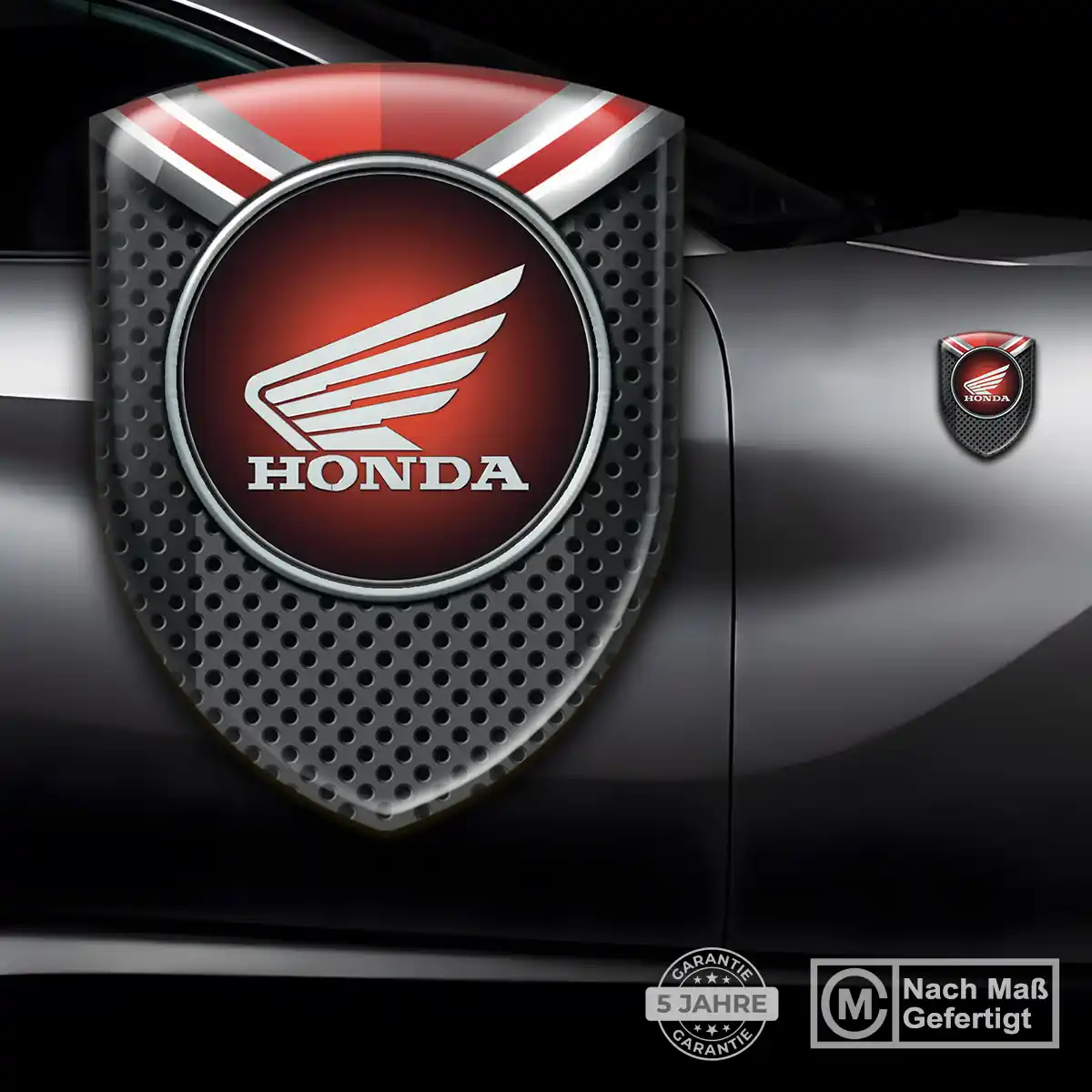 Honda 3D Gel Aufkleber Silikon Auto Hohe Qualität