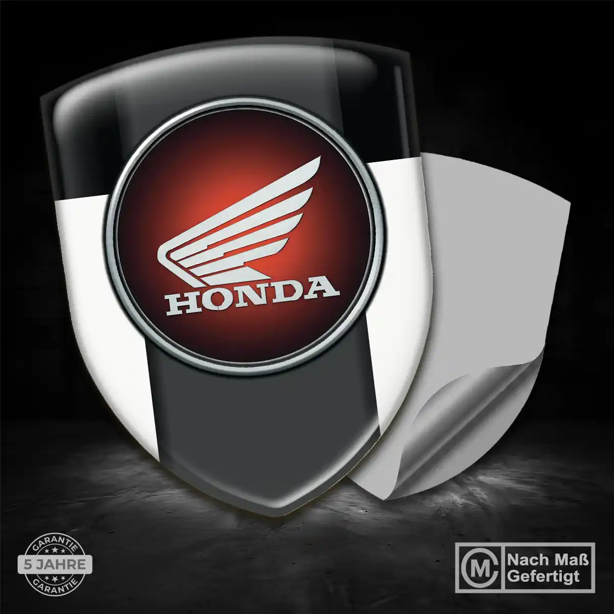 Honda 3D Gel Aufkleber Silikon Auto Luxus-Edition
