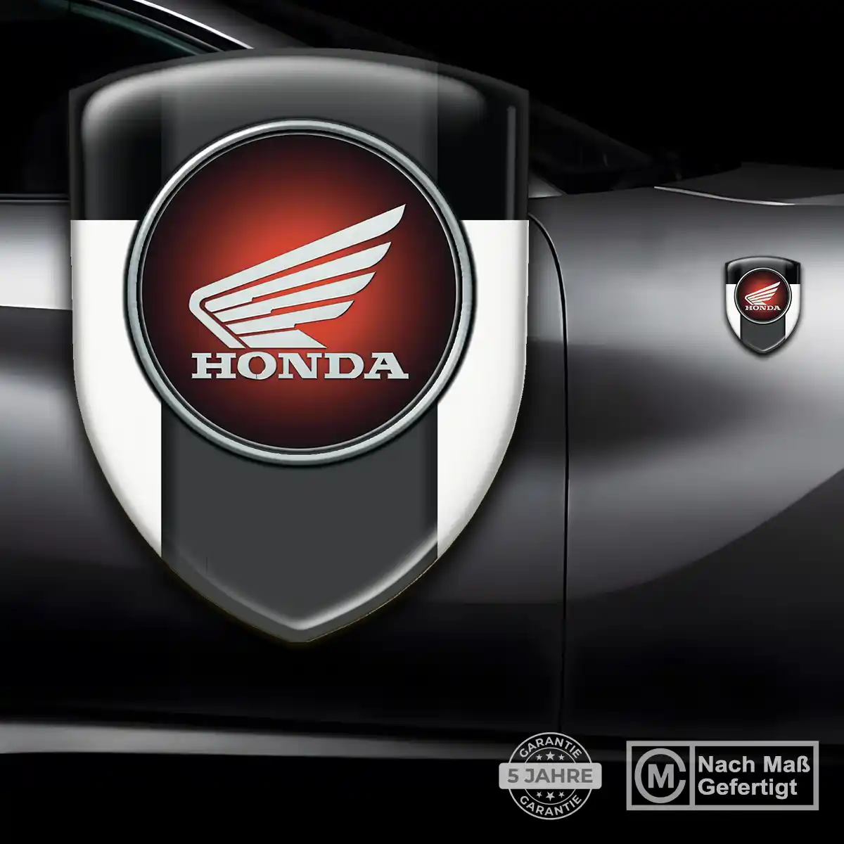 Honda 3D Gel Aufkleber Silikon Auto Luxus-Edition