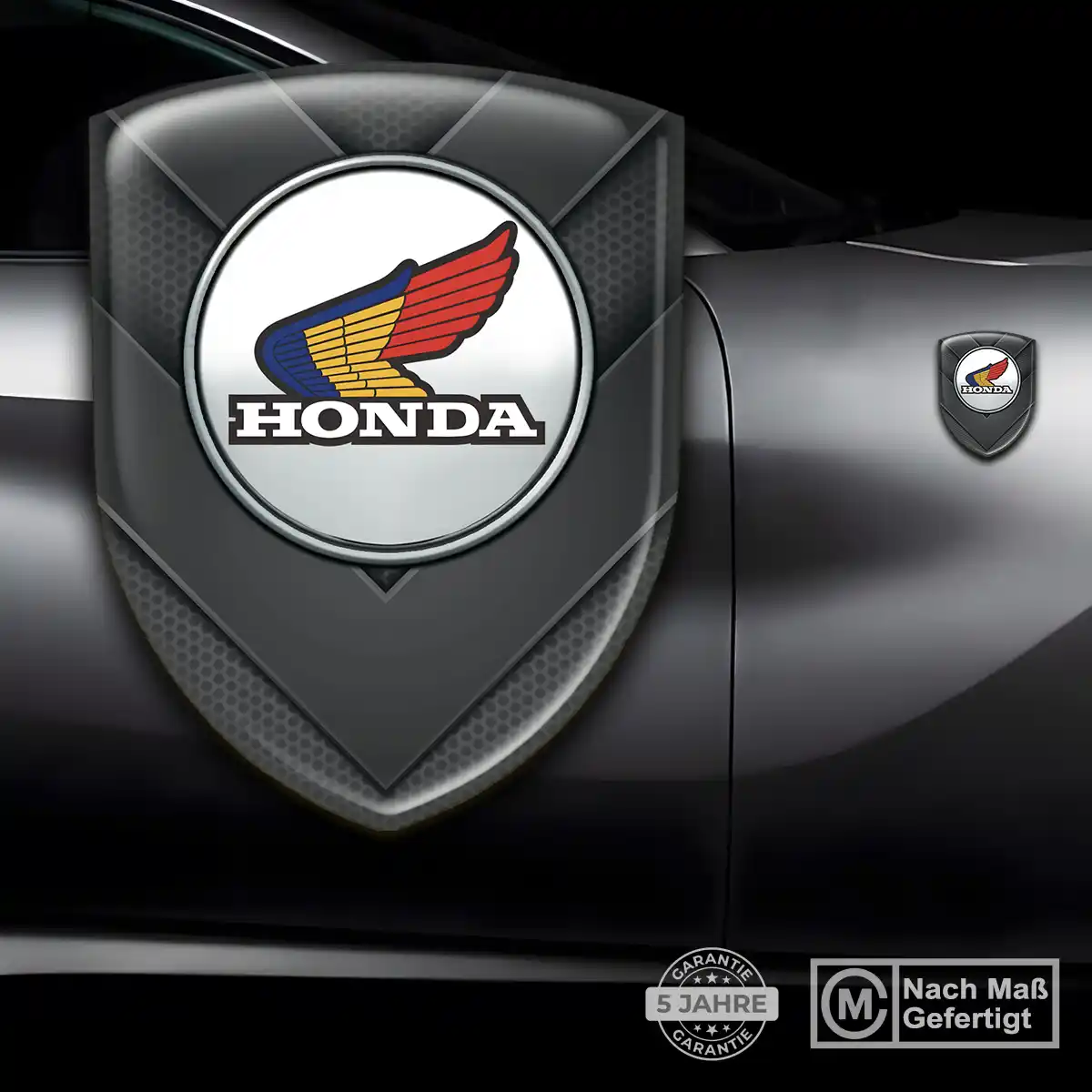 Honda 3D Gel Aufkleber Silikon Auto Markenedition