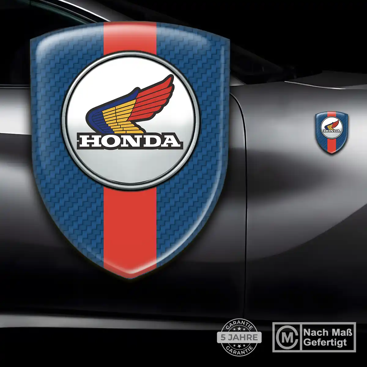 Honda 3D Gel Aufkleber Silikon Auto Modernes Design