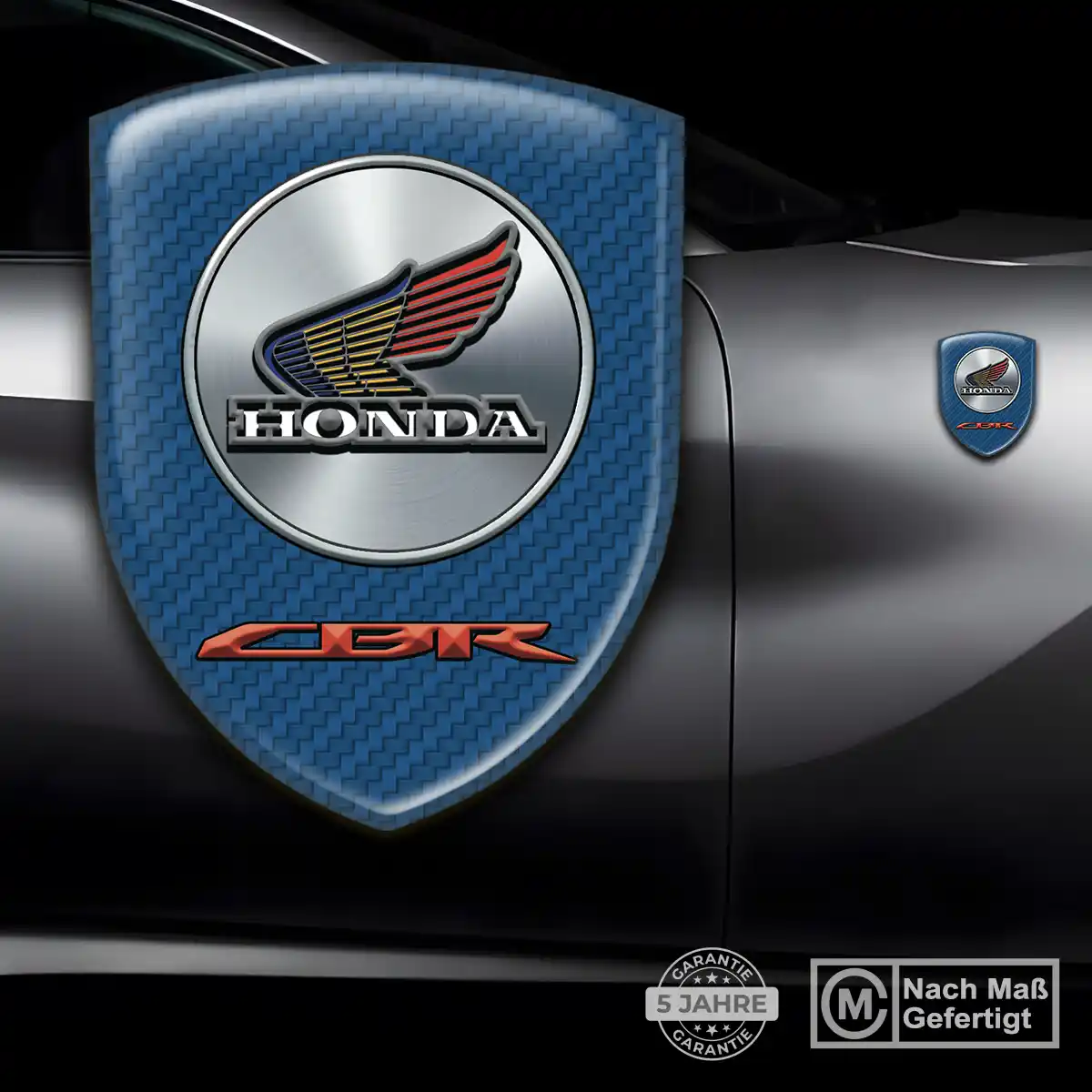 Honda 3D Gel Aufkleber Silikon Auto Premium-Edition