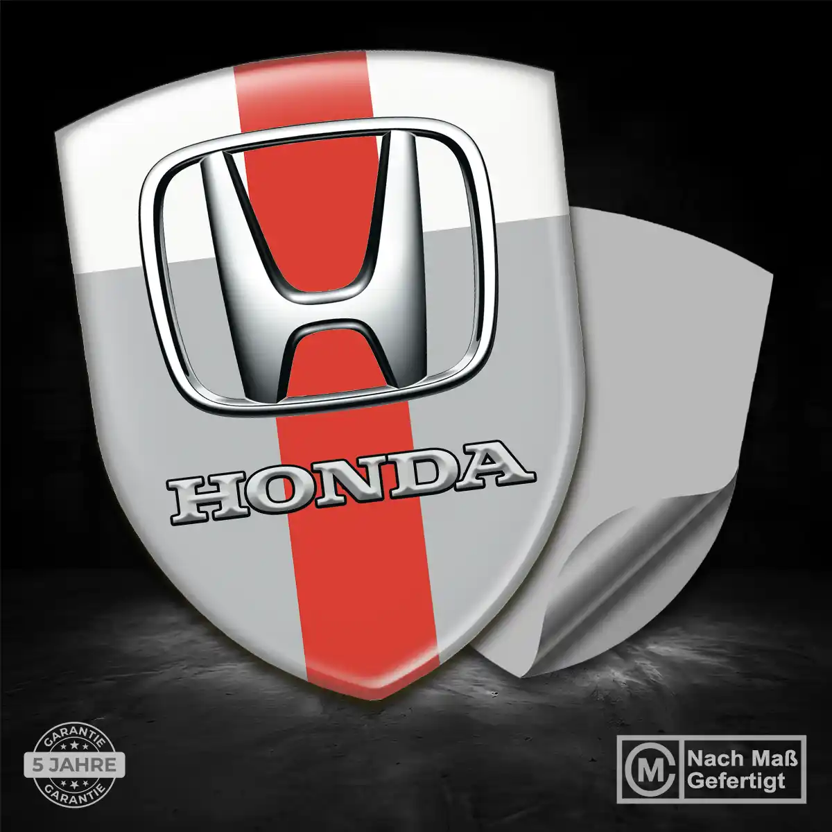 Honda 3D Gel Aufkleber Silikon Auto Premiumqualität