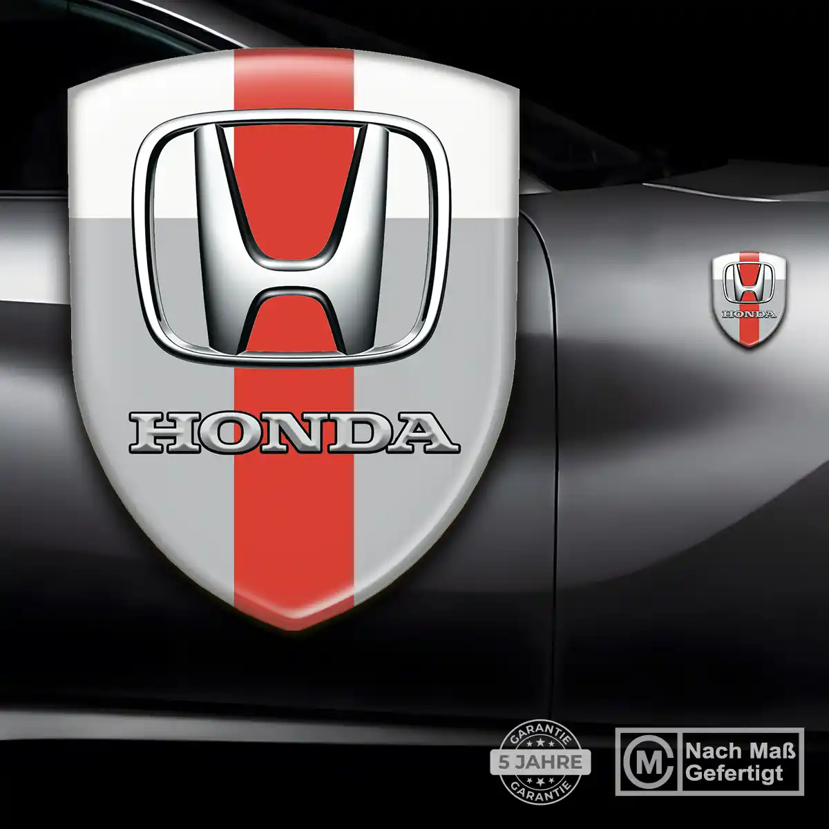 Honda 3D Gel Aufkleber Silikon Auto Premiumqualität