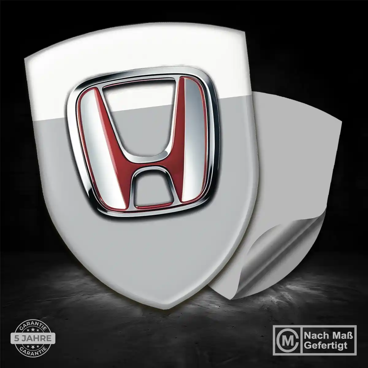 Honda 3D Gel Aufkleber Silikon Auto Stilvolles Design