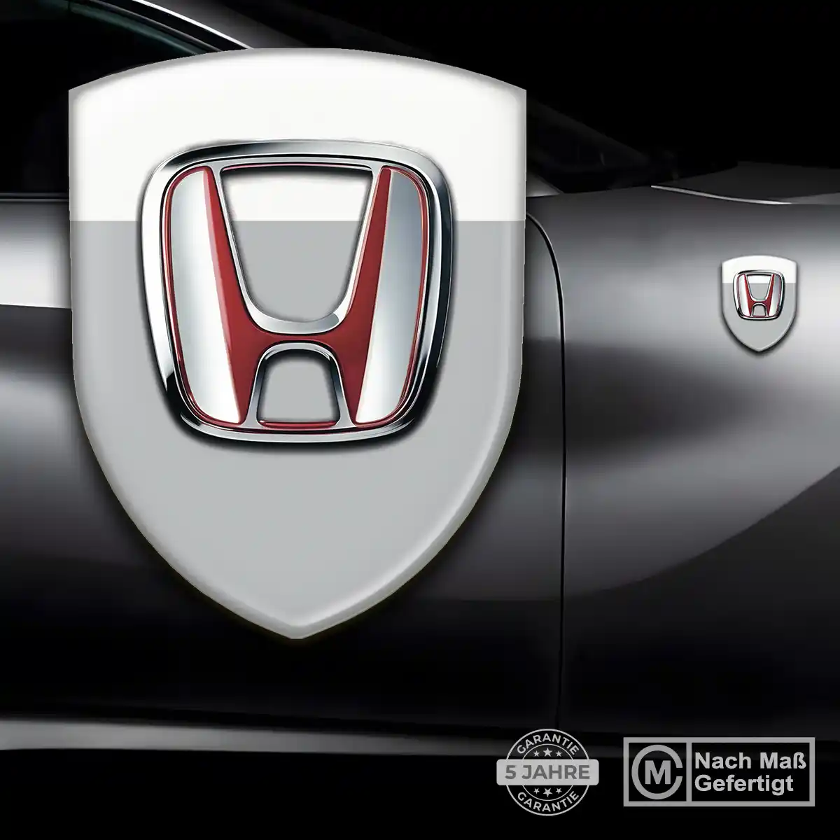 Honda 3D Gel Aufkleber Silikon Auto Stilvolles Design