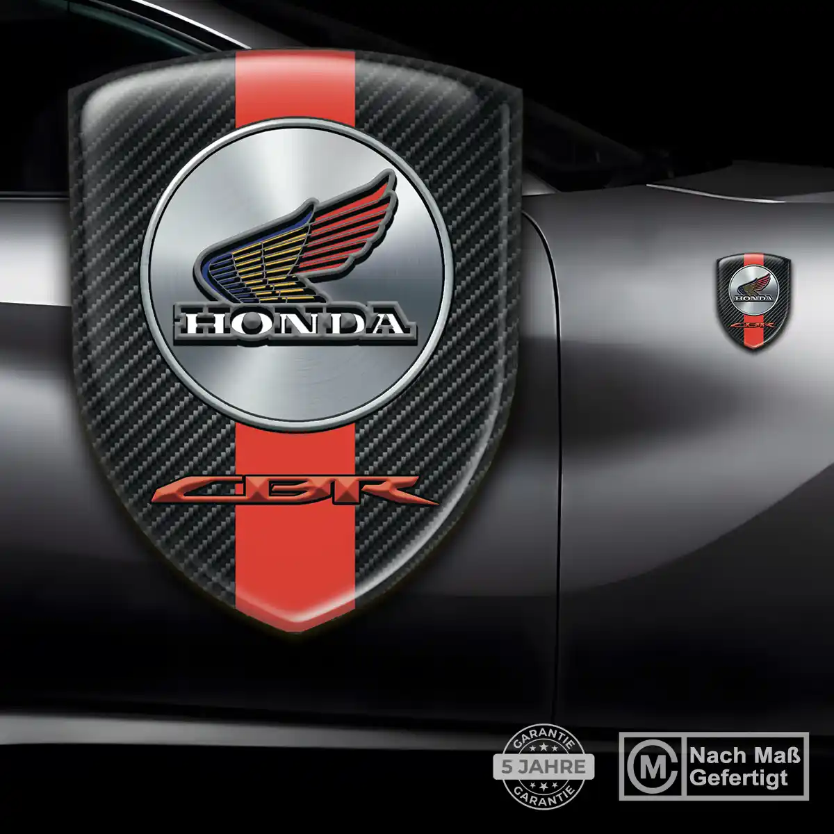 Honda 3D Gel Aufkleber Silikon Erstklassige Qualität