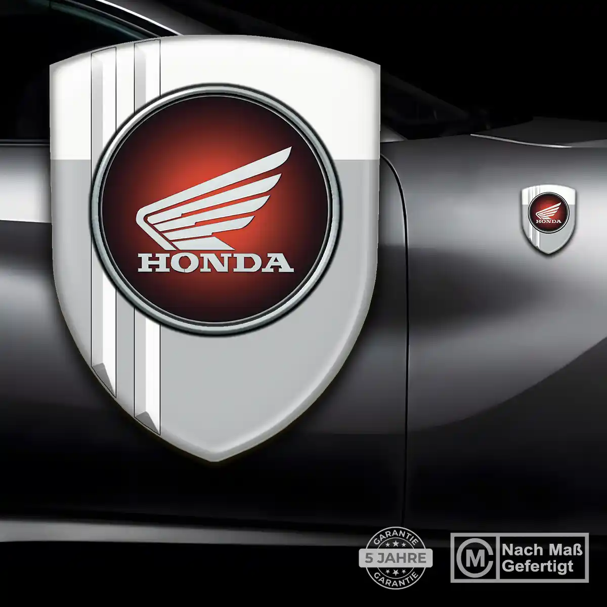 Honda 3D Gel Aufkleber Silikon Hochwertiges Harz