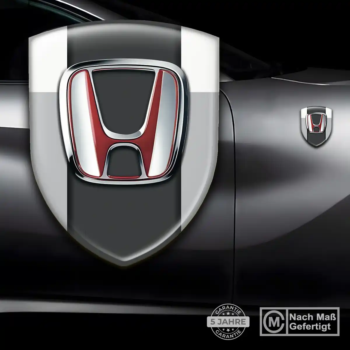Honda 3D Gel Aufkleber Silikon Hohe Qualität